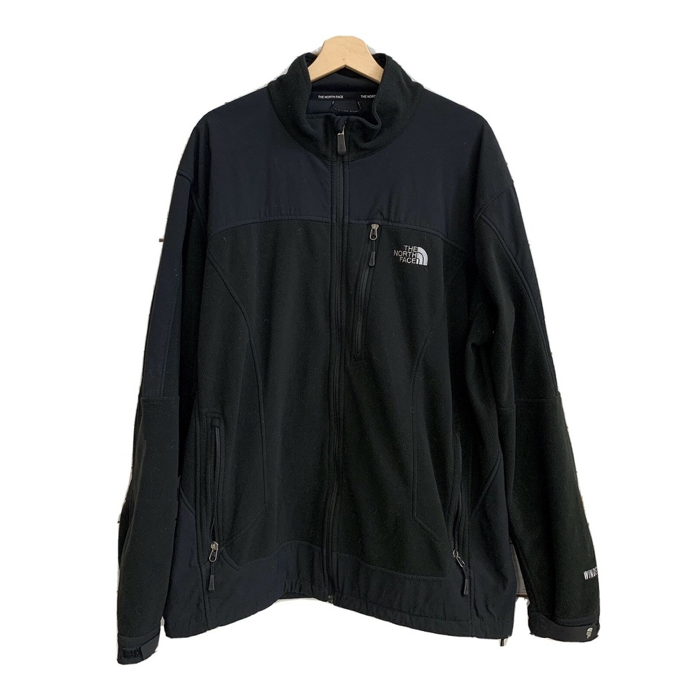 The North Face Windstopper Men's Sz XXL‎ 2XL Black Fleece Jacket Outdoor Hiking